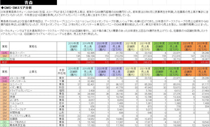 小売業都道府県別勢力図2025【Excel版】GMS・SM基本版