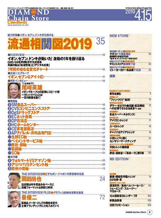 ダイヤモンド・チェーンストア2019年4月15日号