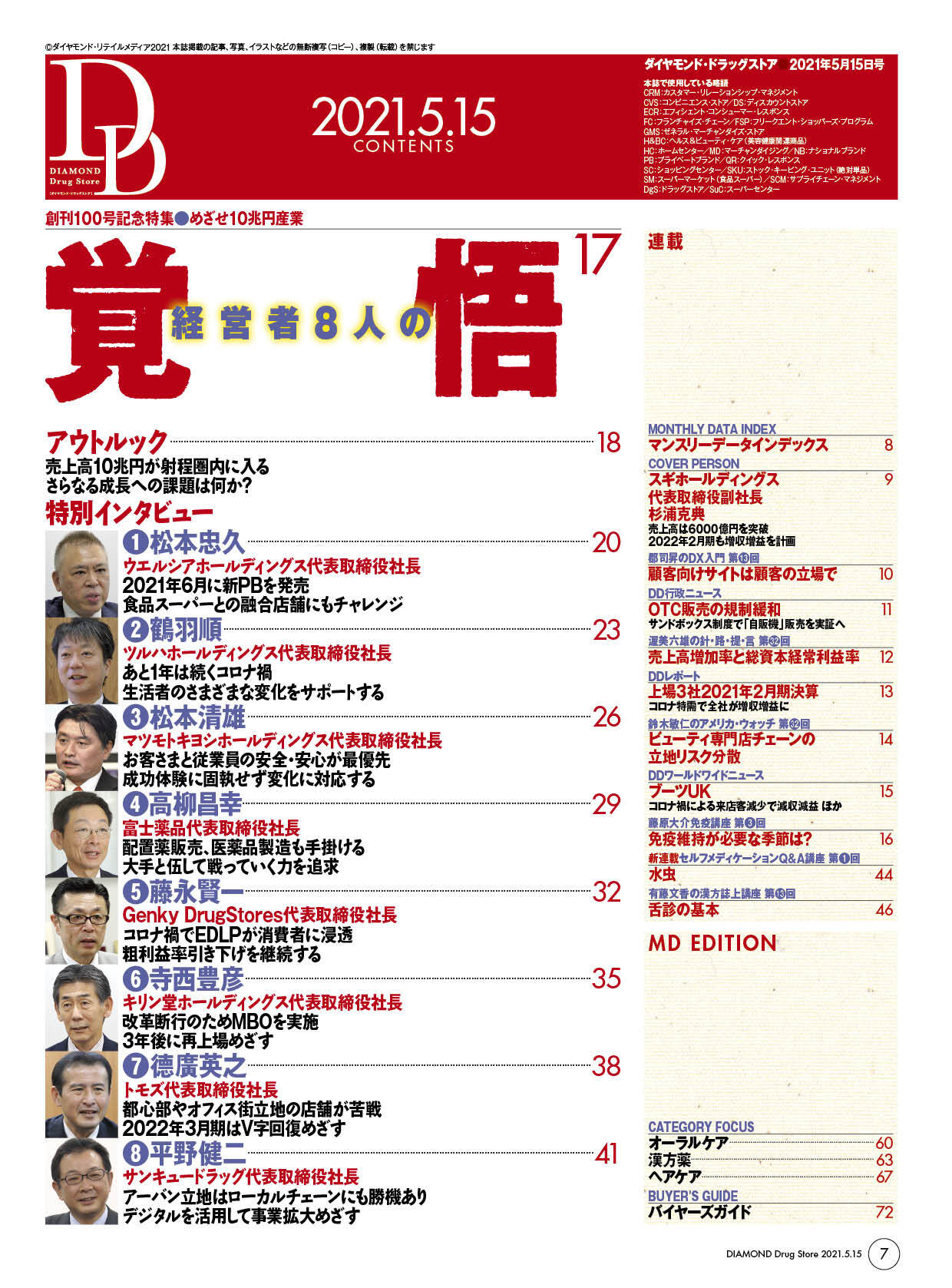 ダイヤモンド・ドラッグストア2021年5月15日号